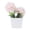 Light pink, variant on Faux Chrysanthemum Bushes with Square Ceramic Planter, Vibrant Silk Blooms for Living Room Shelf, Multi-Color Options for Indoor Study, Worry-Free Non-Wilting Decor, Artificial Potted Plant *1