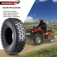 thumbnail image 5 of Set 4 Sport ATV Tires 21x7-10 & 20x10-9 Can-Am DS450 650 Arctic Cat DVX400 300, 5 of 8