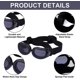 thumbnail image 3 of fotos: Ensemble Casque + Lunettes Casque Et Lunettes Pour Animaux De Compagnie Casque De Moto Et Lunettes De Soleil Pour Petit Chien Casque Pour An, 3 of 5