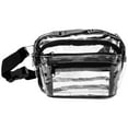 thumbnail image 1 of Clear Fanny Pack Weatherproof Lightweight Waist Bag Transparent Adjustable Belt Bag, 1 of 8