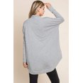 thumbnail image 2 of BOMBOM Open Front Long Sleeve Cocoon Cardigan, 2 of 5