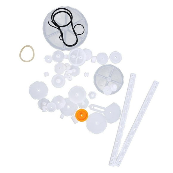 Guardoinrt 34 Roues en Plastique DIY 100 % Marque Engrenages à Vis Accessoires de Robot DIY Meilleur Jouet