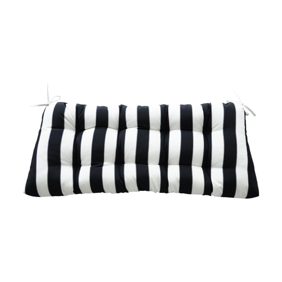 Catalina Black Rectangular Outdoor Throw Pillow