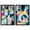 Black Frame, variant on Dynamic Shapes set Shadowbox Print Colorful Wall Decor Set by Art Remedy, White Frame, 10 x 15