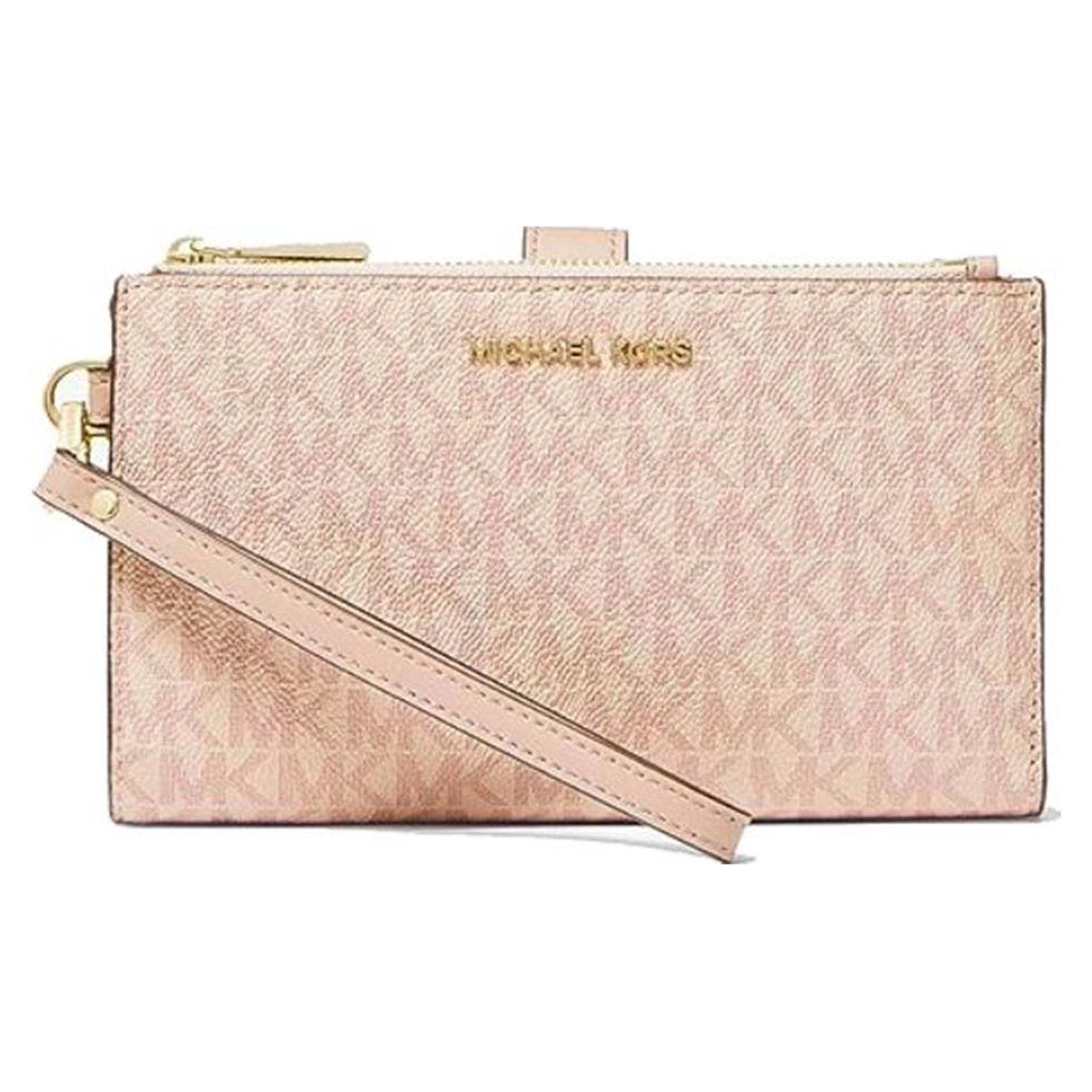 Michael Kors Womens Jet Set Double Zip Wristlet One Size