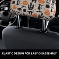 thumbnail image 6 of 2 PCS Car Headrest Cover, halloween pumpkin cats Soft Car Seat Head Rest Cover Protector Interior Car Accessories Seat Covers for Cars Truck Auto Only Covers, 6 of 8