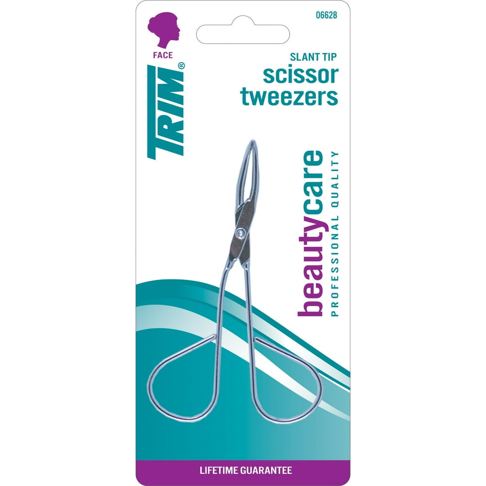 Trim Slant Scissor Tweezers