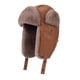 thumbnail image 2 of Sombreros para hombre y mujer, de color liso, para otoño/invierno, con forro polar grueso y ajustable, de poliéster., 2 of 5