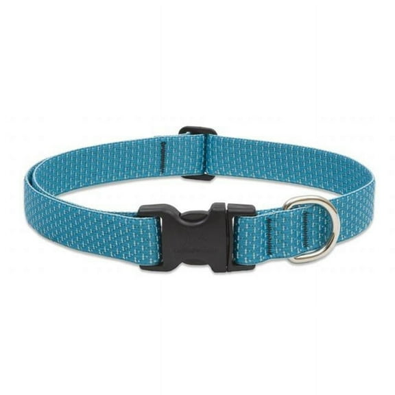 LupinePet Eco 1" Tropical Sea 12-20" Adjustable Collar for Medium and Larger Dogs