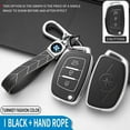 thumbnail image 4 of For Hyundai Tucson Sonata Fe Creta ix25 ix35 ix45 i40 i30 i20 i10 Verna Solaris Mistra Elantra Accent UMQ Car Key Cover, 4 of 9