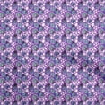 thumbnail image 1 of oneOone Georgette Viscose Purple Fabric Texture Quilting Supplies Print Sewing Fabric By The Yard 42 Inch Wide, 1 of 5