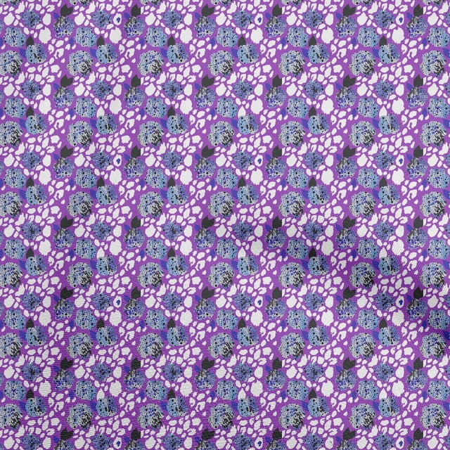 oneOone Viscose Jersey Purple Fabric Texture Craft Projects Decor Fabric Printed By The Yard 60 Inch Wide