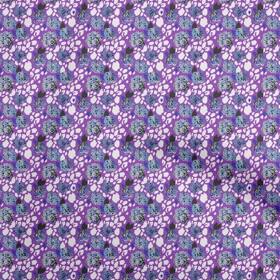 oneOone Georgette Viscose Purple Fabric Texture Quilting Supplies Print Sewing Fabric By The Yard 42 Inch Wide