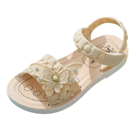 

Baby Girls Boys Summer Sandals Children Sandals Soft Flat Shoes Fashion Comfortable Bow Waterproof Lightweight Princess Sandals