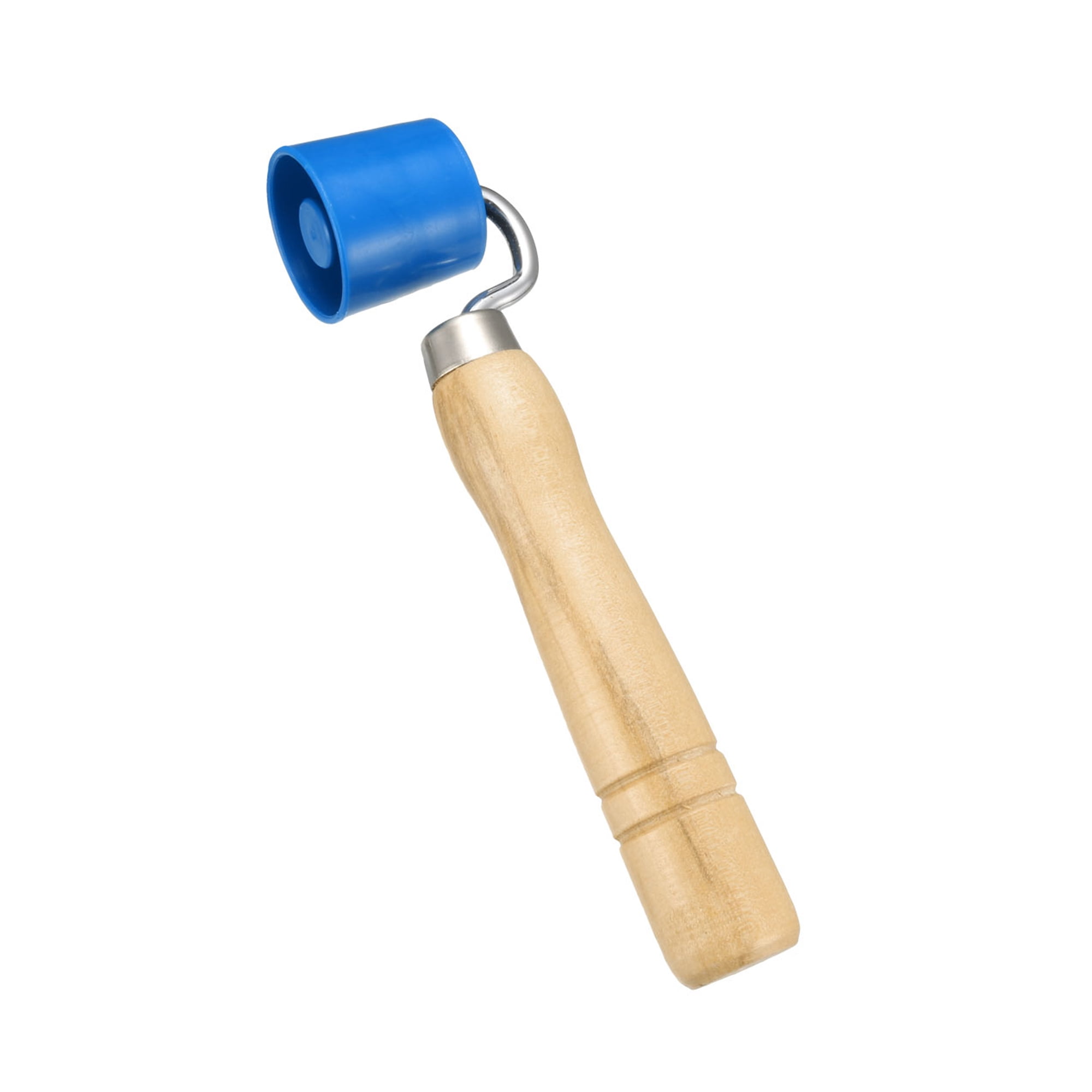 1.3'' Roller Lomg Wooden Handle Wallpaper Edge Seam Roller Blue