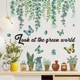 thumbnail image 4 of Adhesivo de pared Ounissouiy calcomanía decorativa dormitorio arte dibujos animados PVC 2 piezas, 4 of 6
