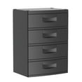 thumbnail image 3 of Hyper Tough 4 Drawer Plastic Garage Cabinet 18.7"D x 25.39"W x 35.31"H, Black, 3 of 9
