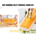 thumbnail image 4 of Molde de silicón para cubitos de hielo con tapa, 18 cavidades, transparente, resistente al calor y frío, ideal para congelar bebidas, hacer chocolates o moldear postres, fácil de usar y lavar en, 4 of 6