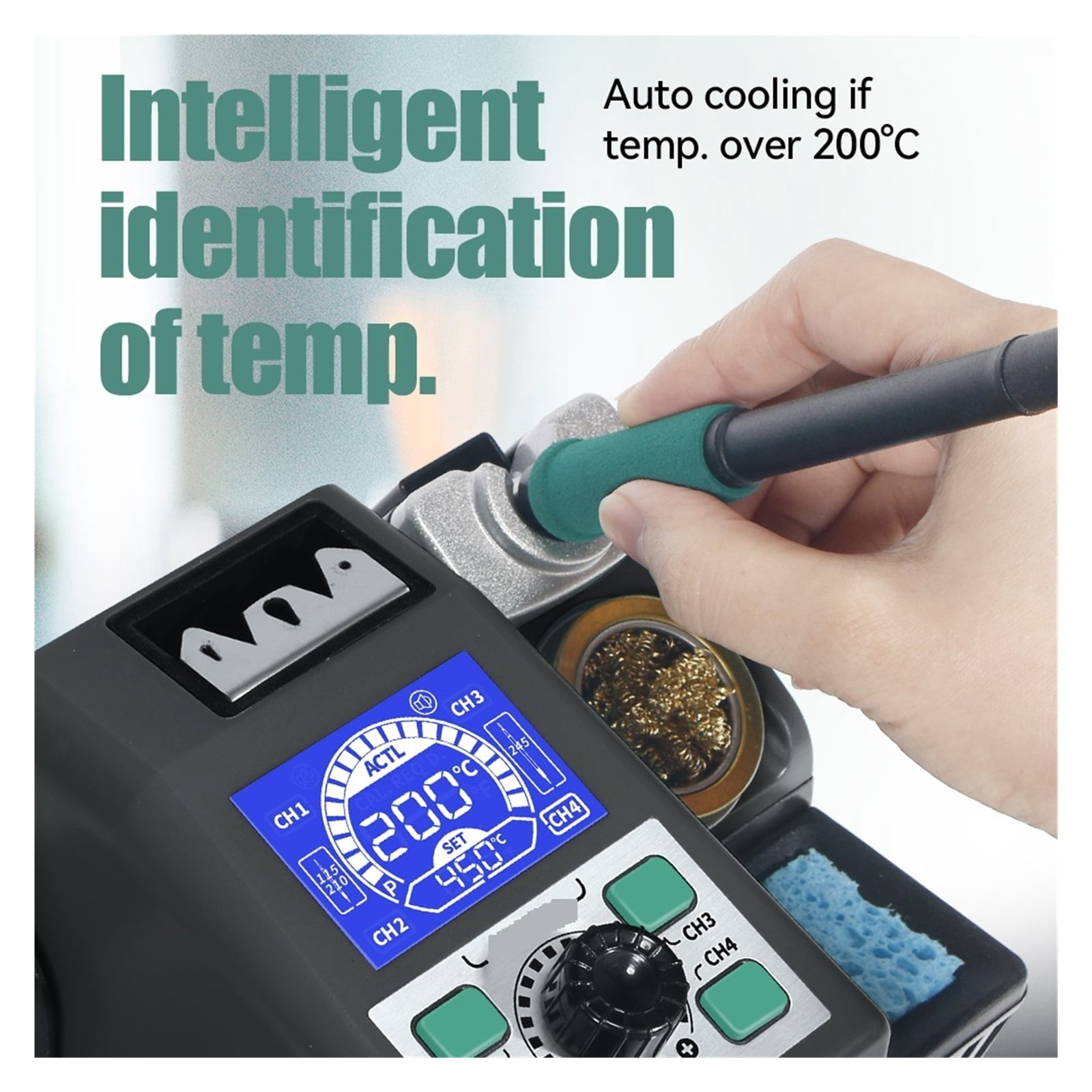 982 Repaid Heating C245 Soldering Iron Staion Welding Rework Station Born For Precision Soldering, Soldering Iron Staion ,High Temperature Resistant