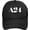 Black, variant on A24 Logo Baseball Cap Polyester Cowboy Hat Fashionable for Man Woman Adjustable