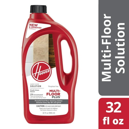 Hoover Multi-Floor Plus 2X Hard Floor Cleaner Solution, 32 oz.,