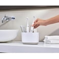 thumbnail image 5 of Joseph Joseph Duo Large Plastic Toothbrush Holder for Bathroom Countertop – 4-Slot Toothbrush Organizer, Durable & Easy to Clean, BPA-Free, for Home, Kids, Dorms & Shared Bathrooms, 5 of 5