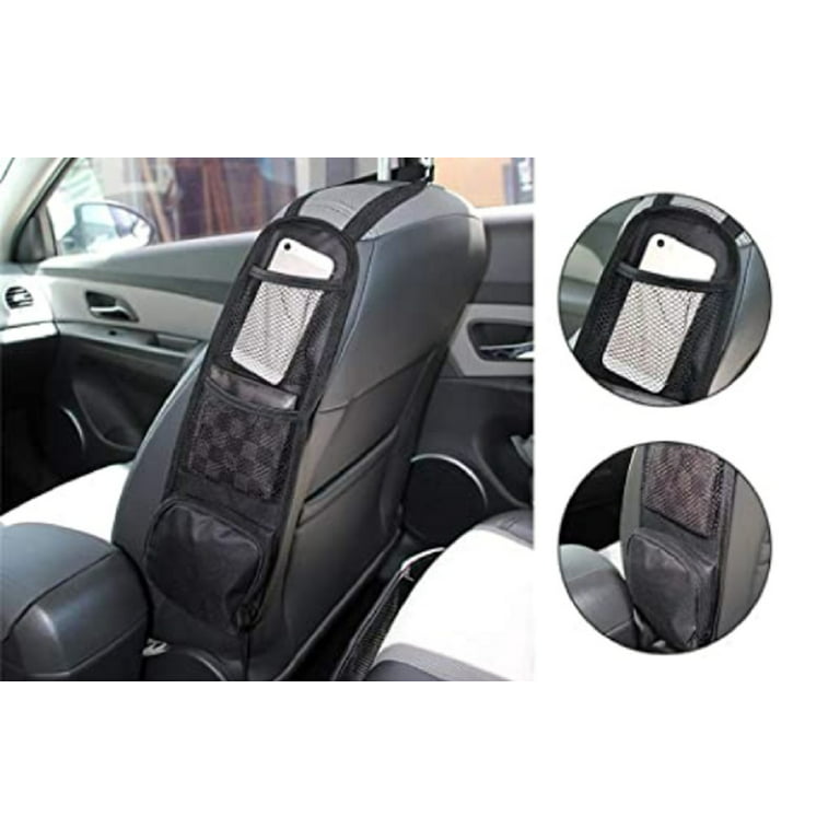 2pcs Car Seat Storage Hanging Bag, Multi-pocket Seat Side Organizer, Car  Multifunctional Storage Mesh Net Pocket
