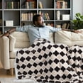 thumbnail image 7 of Tirrinia Soft Plush Fleece Throw Blanket 50”x 70” Lightweight Warm Bed Sofa Couch Brown, 7 of 7