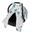 thumbnail image 2 of Balery Flower Leaves Printed Nursing Cover Breastfeeding Scarf - Baby Car Seat Covers, Infant Stroller Cover, Carseat Canopy for Girls and Boys, 2 of 9