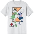 thumbnail image 1 of Loose-Fit Men's Short-Sleeved T-Shirt With Killua anime Pattern Highlighting The Hunter's Hot Blood Style SM01, 1 of 6