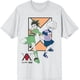 thumbnail image 1 of Camiseta holgada de manga corta para hombre con estampado de Killua que resalta la sangre ardiente del cazador (SM01), 1 of 6