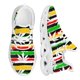 thumbnail image 1 of Zapatos planos con estampado de hojas de marihuana en 3D para mujer, zapatillas cómodas con cordones, calzado ligero, 1 of 6