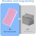 thumbnail image 2 of YFUIF 2-Pack Damp Clean Duster Sponge, Magic Eraser Sponge Baseboard Cleaner Tool, Dusters for Cleaning Blinds, Glass, Vents, Railings, Mirrors,Window Track Grooves and Faucets, 2 of 8