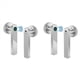 thumbnail image 1 of 2X Cerradura Puerta Inteligente Cerradura Puerta Entrada Sin Llave Cerradura Puerta Teclado con Manija, Cerradura Puerta Huella Digital con Control WiFi AplicacióN Tuya, 1 of 5