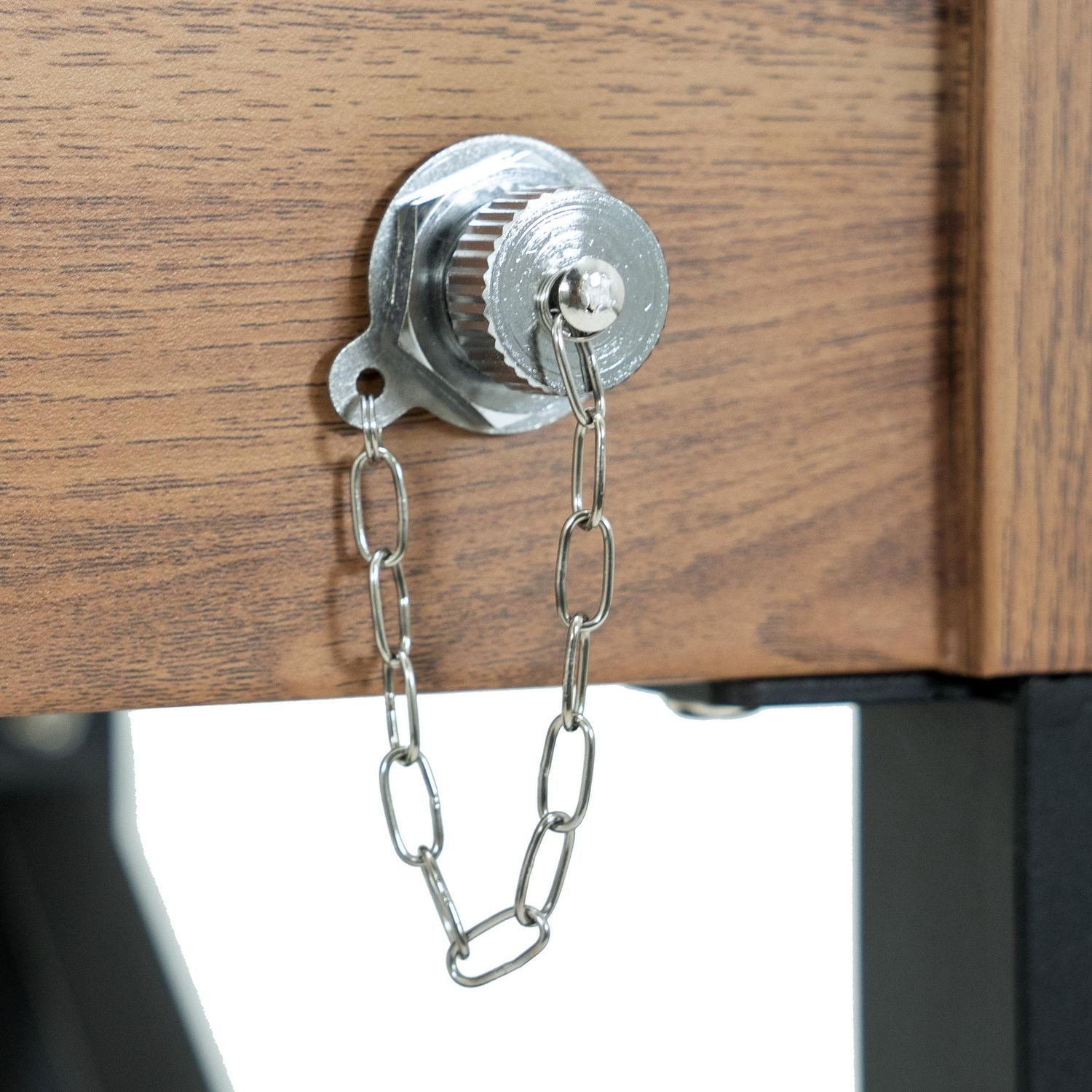 Permasteel - 80 Qt Outdoor Rustic Wood Grain Patio Cooler w/Wicker Shelf