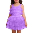 thumbnail image 3 of Kiijoy Girls Layered Tutu Skirt High Waist Dance Party Tulle Skirt, Sizes 10-11, 3 of 3