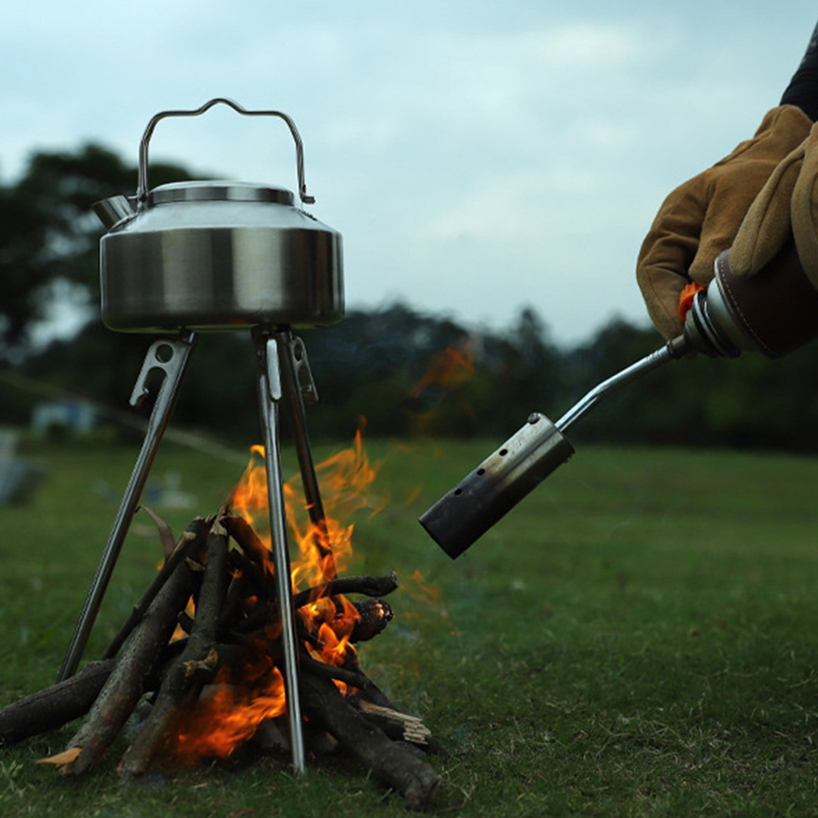 Outdoor Ground Stake with Bag Campings Anchors Peg Stainless Steels Tents Stakes Heavy Duty Beach Tent Peg
