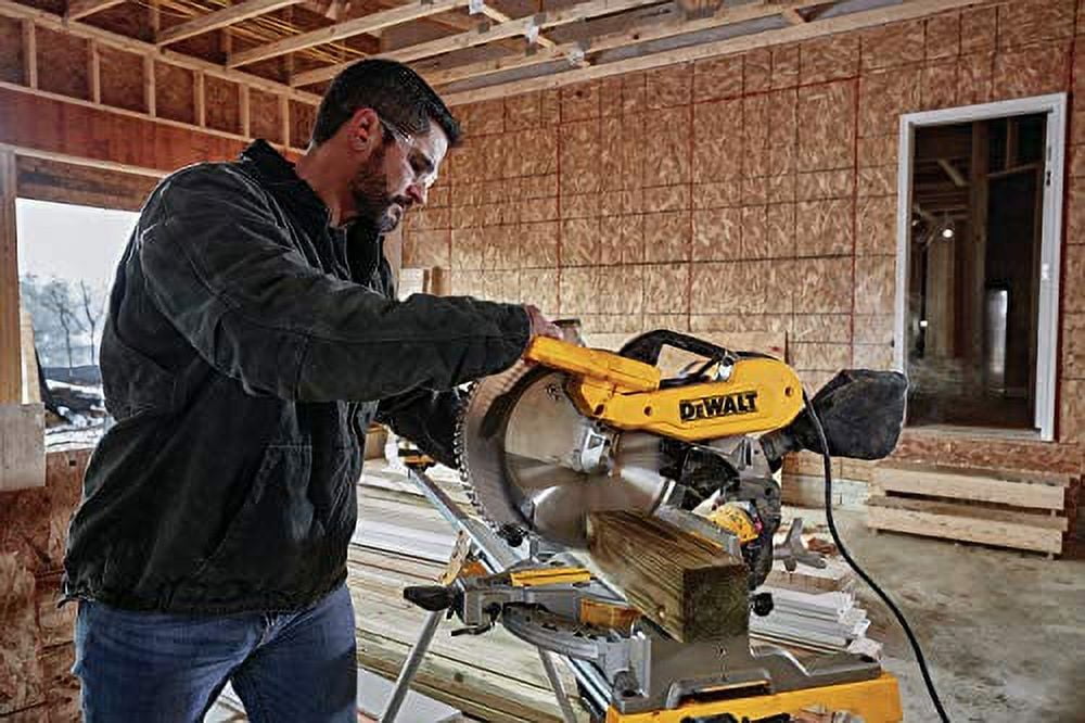 DEWALT Compound Miter Saw 308351915 - 12 In Blade, 15 Amp, Double Bevel - 1 Piece