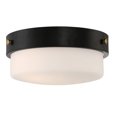 thumbnail image 4 of X3214-FB Craftmade Lighting Oak Street - 2 Light Flush Mount-Flat Black Finish, 4 of 5