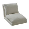 thumbnail image 2 of Silla plegable de ocio, sofá cama, sillón reclinable para apartamento, casa, habitación de invitados Gris claro, 2 of 8