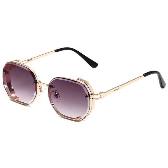Men's Metal Square Frame Sunglasses for Outdoor Sports and Driving | PC Lens | Fashionable and Durable Design
