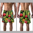 thumbnail image 3 of luoweisi Men's Beach Shorts Quick Dry Swim Trunks with Mesh Lining Cactus L, 3 of 5