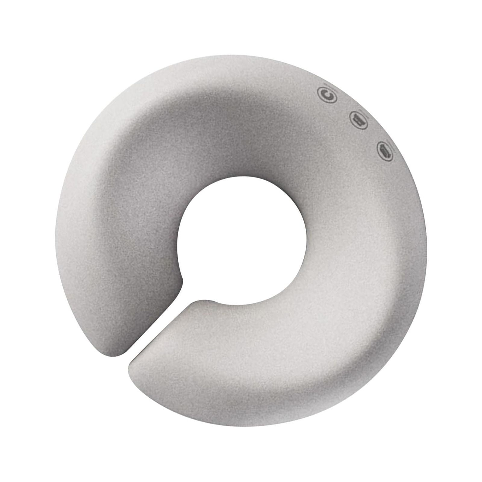 Salon Massage Pillow, Face Cradle Portable Breathable Universal U Shape Face Pillow Beauty Salon Pad for Travel Mom Dad Sponge Gray