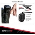 thumbnail image 2 of TopKlik Self Closing Gate Hinges | Self-Aligning Heavy Duty Spring Hinges | Pool Safety Hinges | Any Square Post, Aluminum Gates | Black, 2 of 7