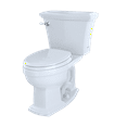 thumbnail image 3 of TOTO® Eco Clayton® Two-Piece Elongated 1.28 GPF Universal Height Toilet, Sedona Beige - CST784EF#12, 3 of 5