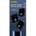 thumbnail image 2 of CDLYDCA SX85 Audio Microphone Lavalier Sans Fil pour PC Appareil Photo Reflex Numérique iPhone Type-C Téléphone Android Entrevue Micro en Direct Réduction du Bruit, 2 of 8