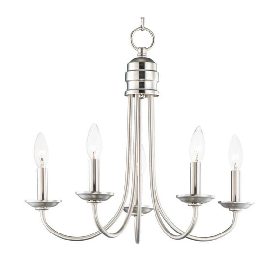 Maxim Lighting - Multi-Light Pendant - Logan-5 Light Candle Chandelier in Modern