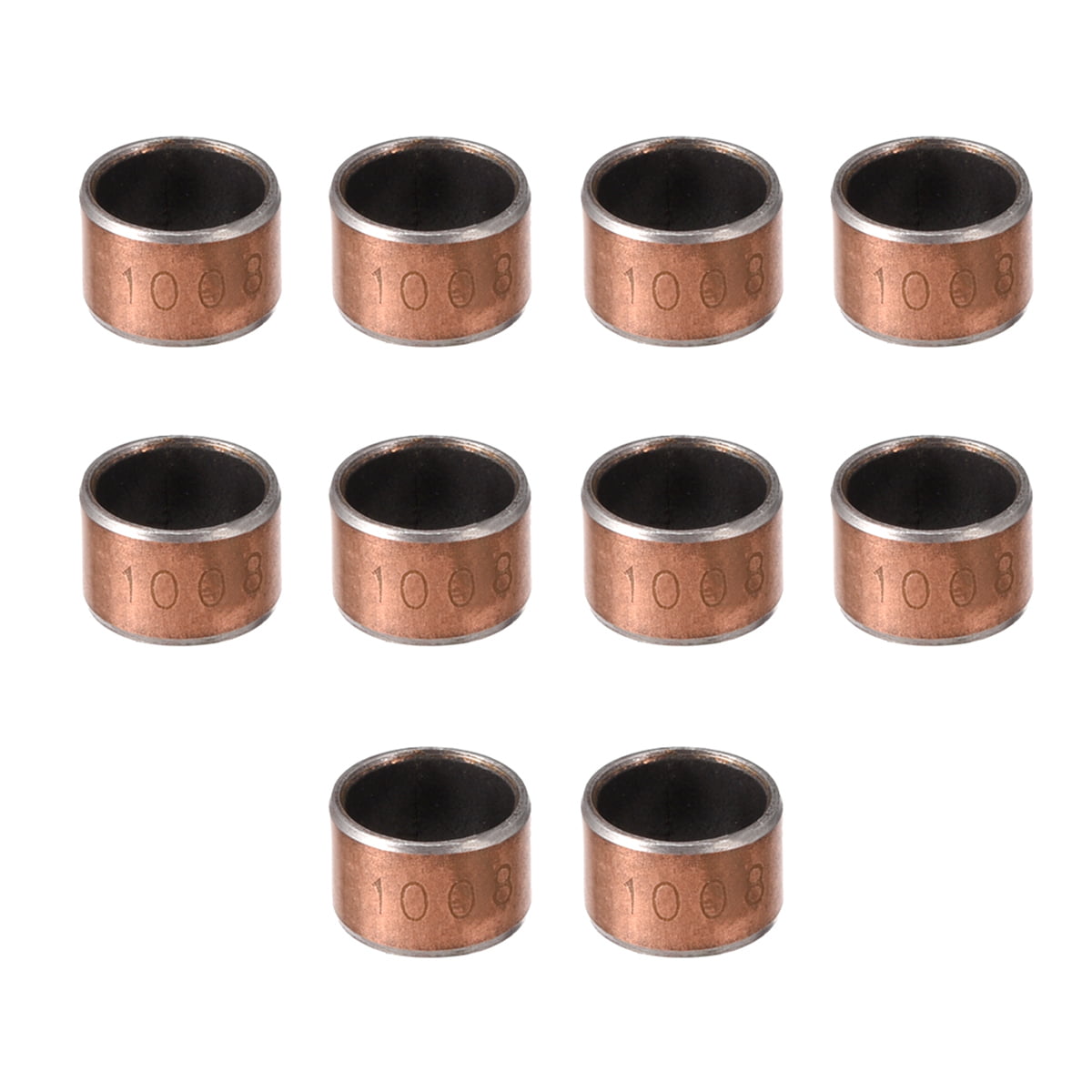 Othmro Sleeve Bearing 12mm Bore x 14mm OD x 10mm Length Plain Bearings Wrapped Oilless Bushings Pack of 3