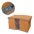 thumbnail image 4 of Manta de hogar, almohadas, colchas, ropa, ropa de cama, bolsa de almacenamiento con cierre, organizador, contenedor, naranja 58 x 35 x 40 cm, 4 of 4