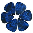 thumbnail image 2 of Exotic Plectrums - Celluloid Dark Blue Pearl Guitar Or Bass Pick - 1.5 mm Ultra Heavy Gauge - 351 Shape - 6 Pack, 2 of 4
